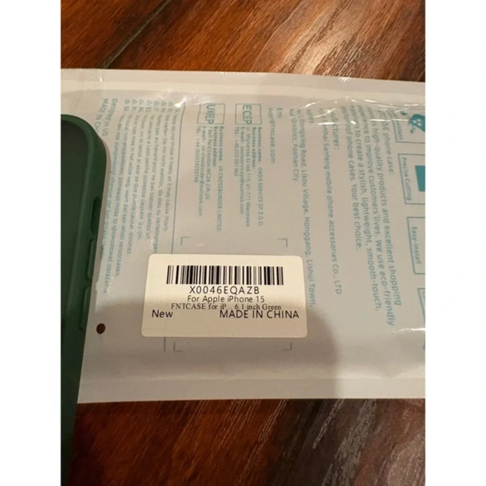 iPhone 15 14 13 Case, Strong Magnetic Absorption,‎ Wireless Charging, Green